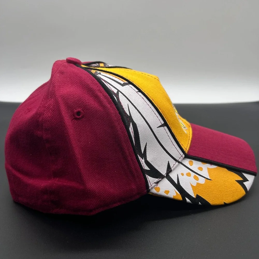 Vintage Washington Redskins Commander Hat Cap Youth Reebok NFL‎ Fitted Graphic